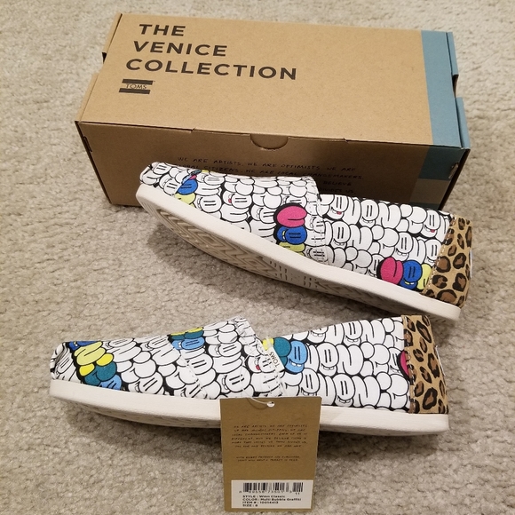 TOMS Multi Bubble women size 8 brand new with - Picture 6 of 7
